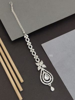 Silver Plated AD Tikka ABDITK02230