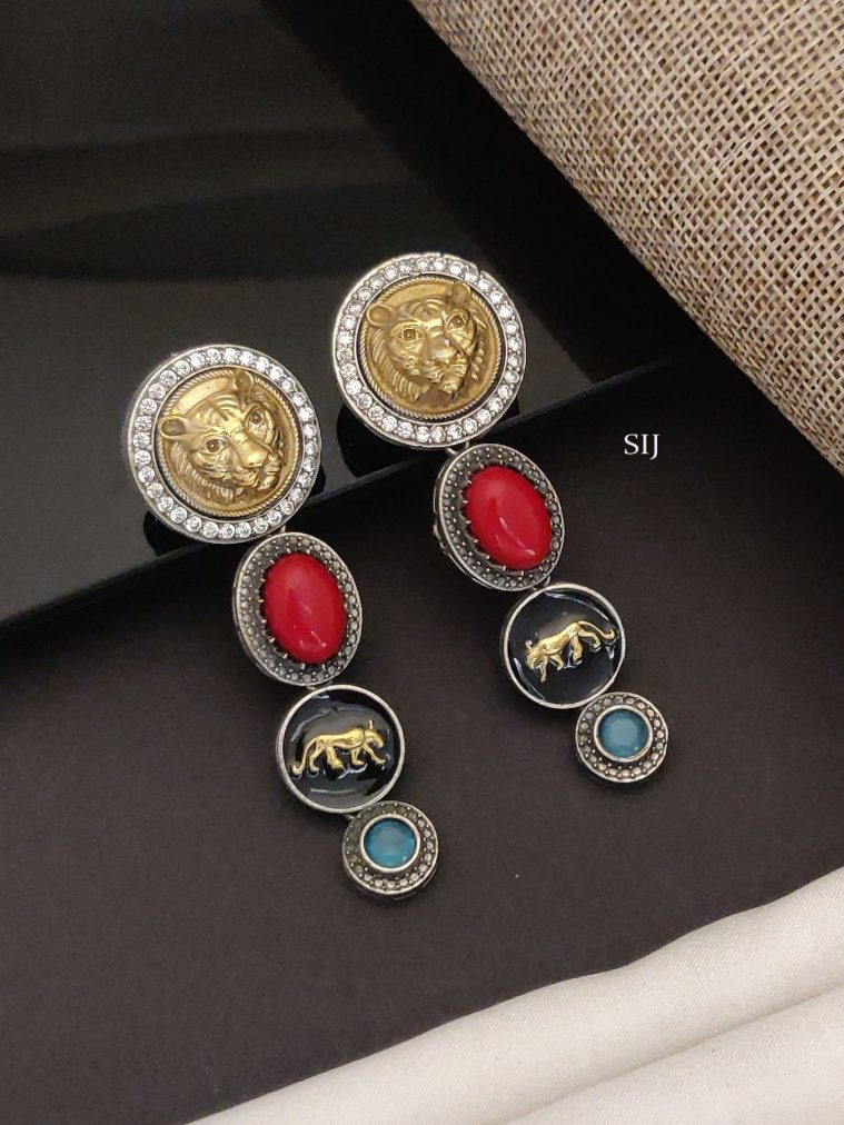Silver Plated Sabyasachi Earrings ABDIE02291