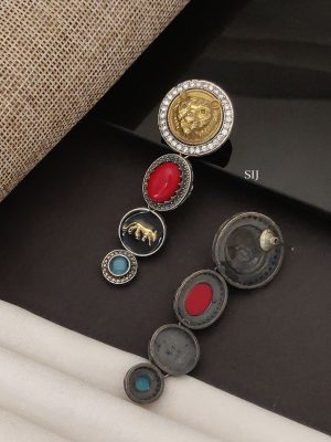 Silver Plated Sabyasachi Earrings ABDIE02291