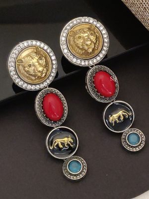 Silver Plated Sabyasachi Earrings ABDIE02291