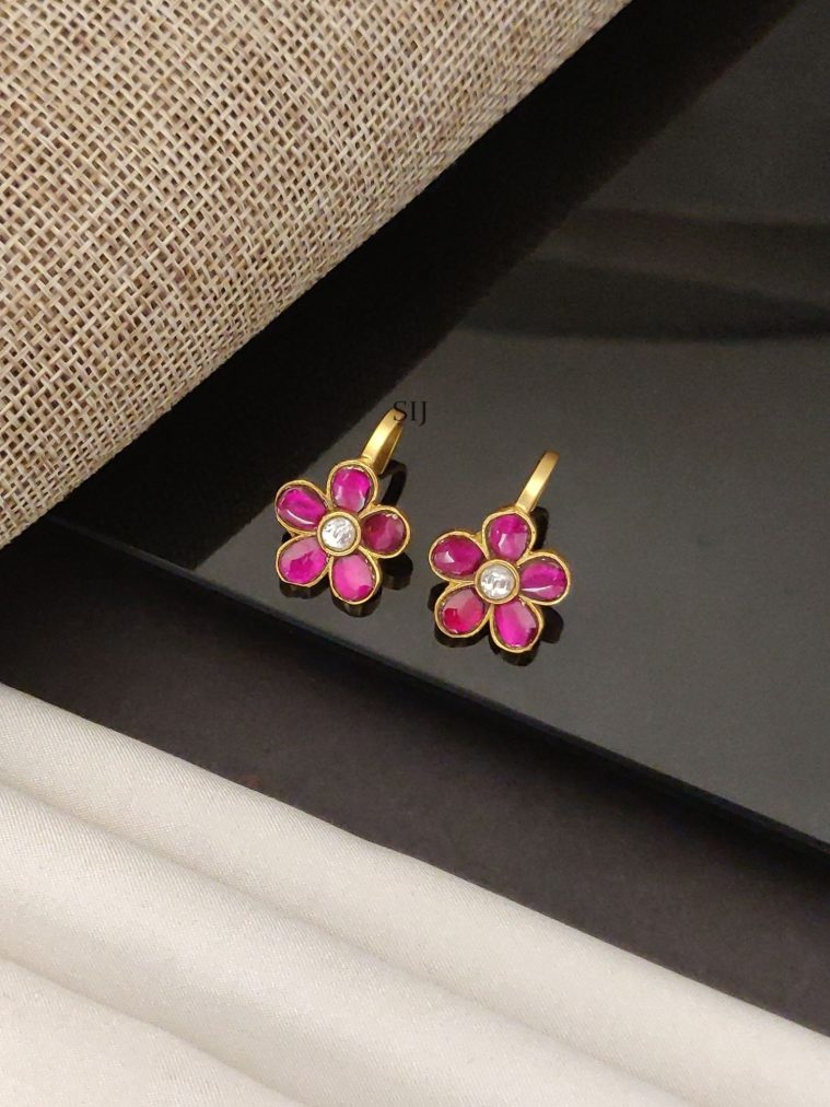 Paachi Kundan Bugadi Earrings ABDIE02292