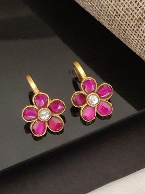 Paachi Kundan Bugadi Earrings ABDIE02292