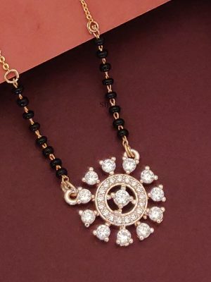 AD Black Beads Mangalsutra ABDIMG02293