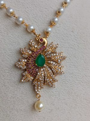 Single Layer Pearl Long Necklace SPAIL02518