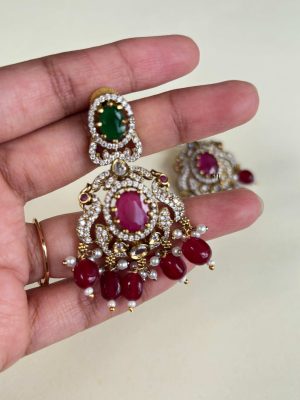 Peacock Victorian Earrings SPAIE02526