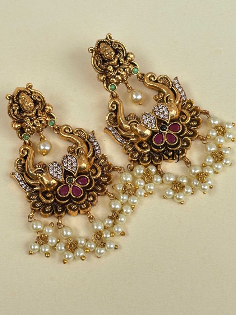 Lakshmi Chandbali Earrings SPAIE02531