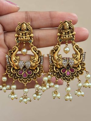 Lakshmi Chandbali Earrings SPAIE02531