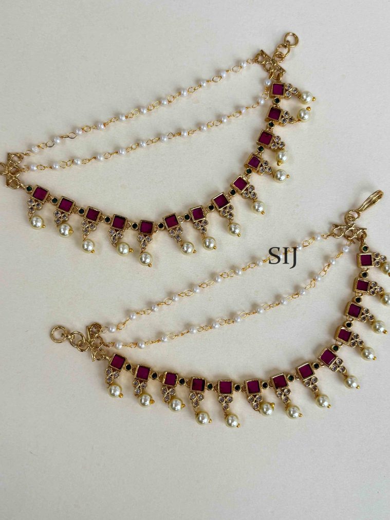 Pearl Kemp Ear Chains SPAIMT02537