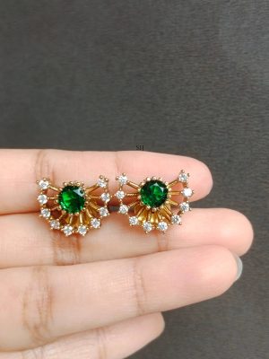 Emerald AD Stone Necklace SPAIN02549