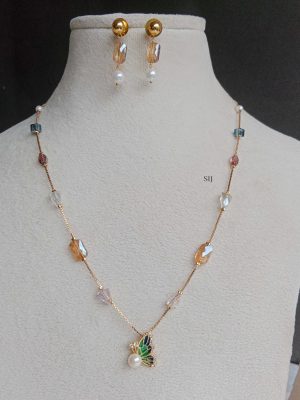 Swaroski Chain with Butterfly Pendant SPAIPC02552