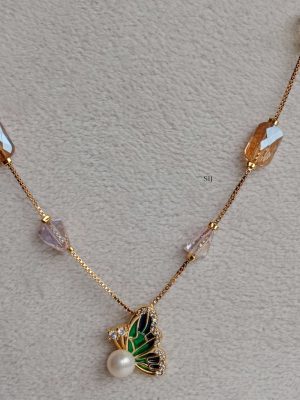 Swaroski Chain with Butterfly Pendant SPAIPC02552