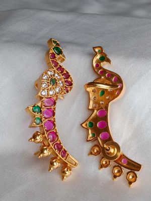 Kemp Peacock Ear Cuffs SPAIE02553