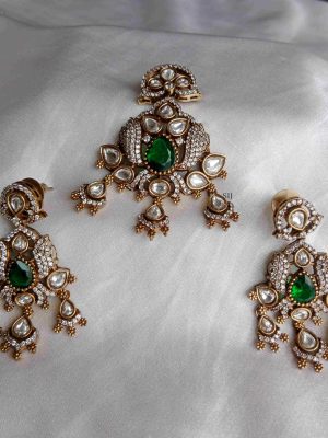 Emerald Victorian Pendant Set SPAIPC02556