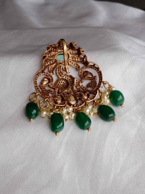 Peacock Victorian Pendant Set SPAIPC02557