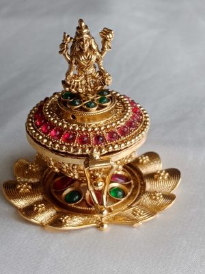 Lakshmi Antique Kumkum Box SPAIK02560