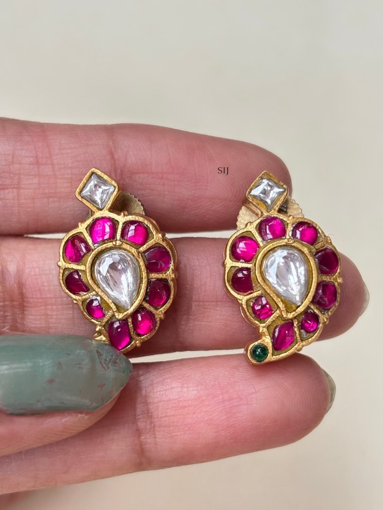 Jadau Mango Stud Earrings SPAIE02576