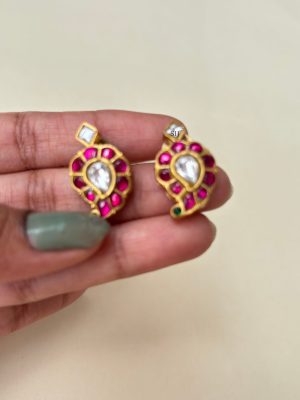 Jadau Mango Stud Earrings SPAIE02576