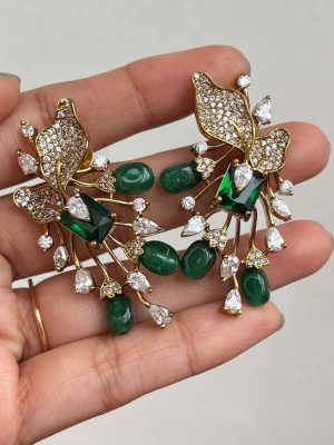 Multicolor Stone Earrings SPAIE02585