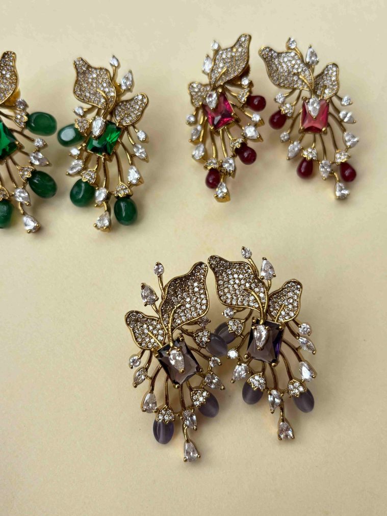 Multicolor Stone Earrings SPAIE02585
