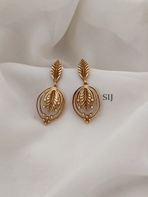 Antique Leaf Earrings ARJIE02656