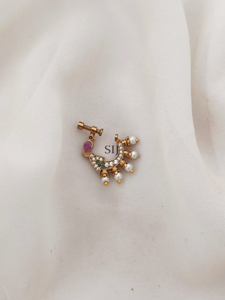 South Indian Bridal Nose Ring ARJIPN02685