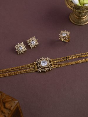 White Stone Choker AJPIC03441