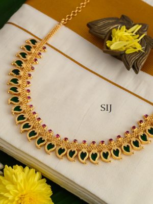 Kerala Palakka Necklace AJPIN03459