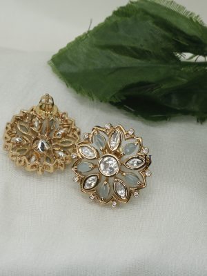 Kundan Ear Studs KYRIE00491
