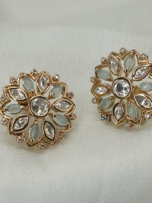 Kundan Ear Studs KYRIE00491