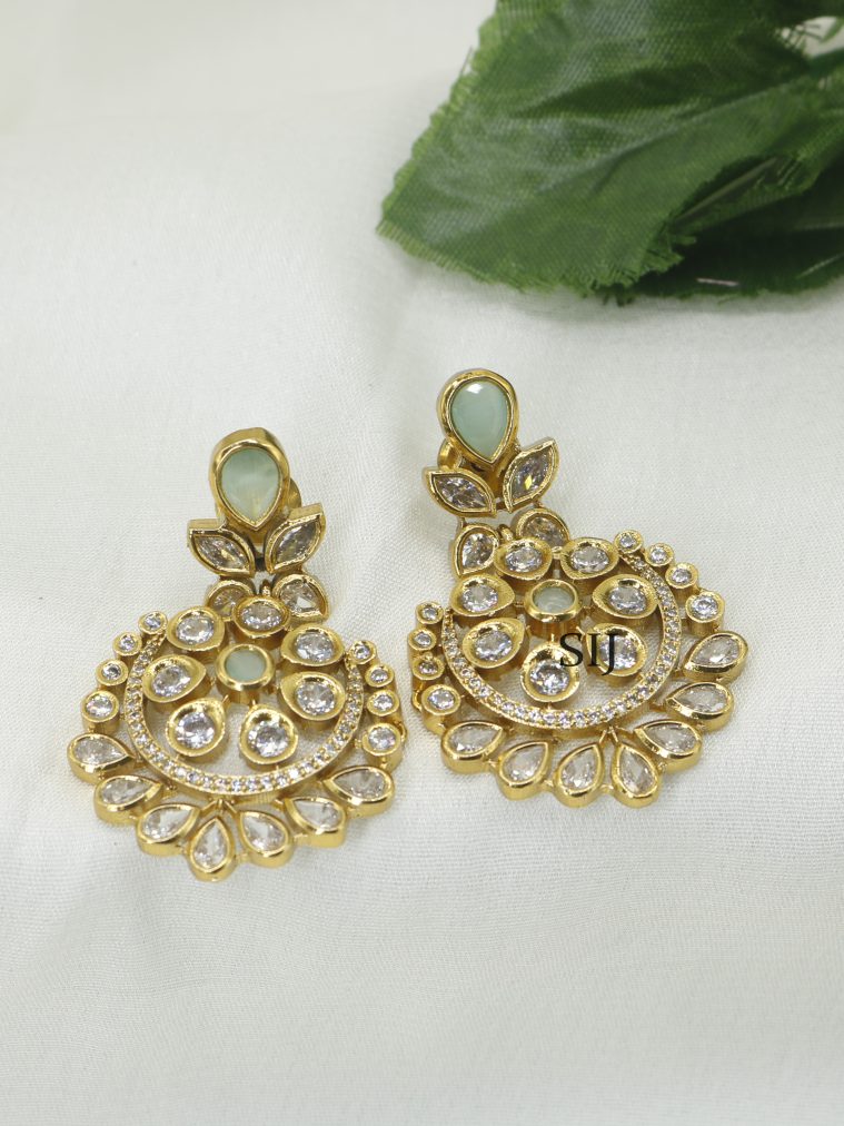 Kundan Stone Earrings KYRIE00494