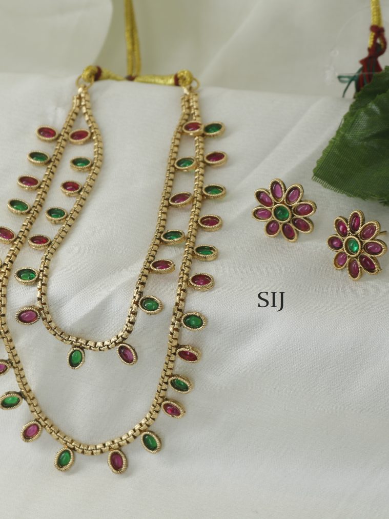 Layered Kemp Necklace KYRIN00499