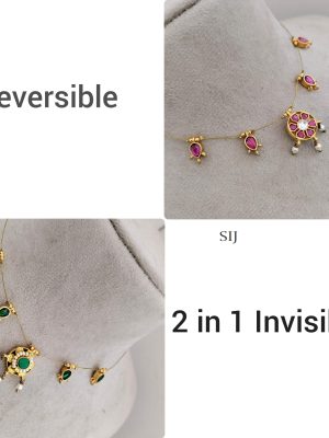 Reversible Invisible Necklace DEVIN00670