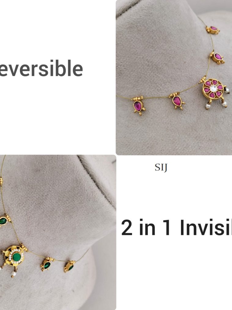Reversible Invisible Necklace DEVIN00670