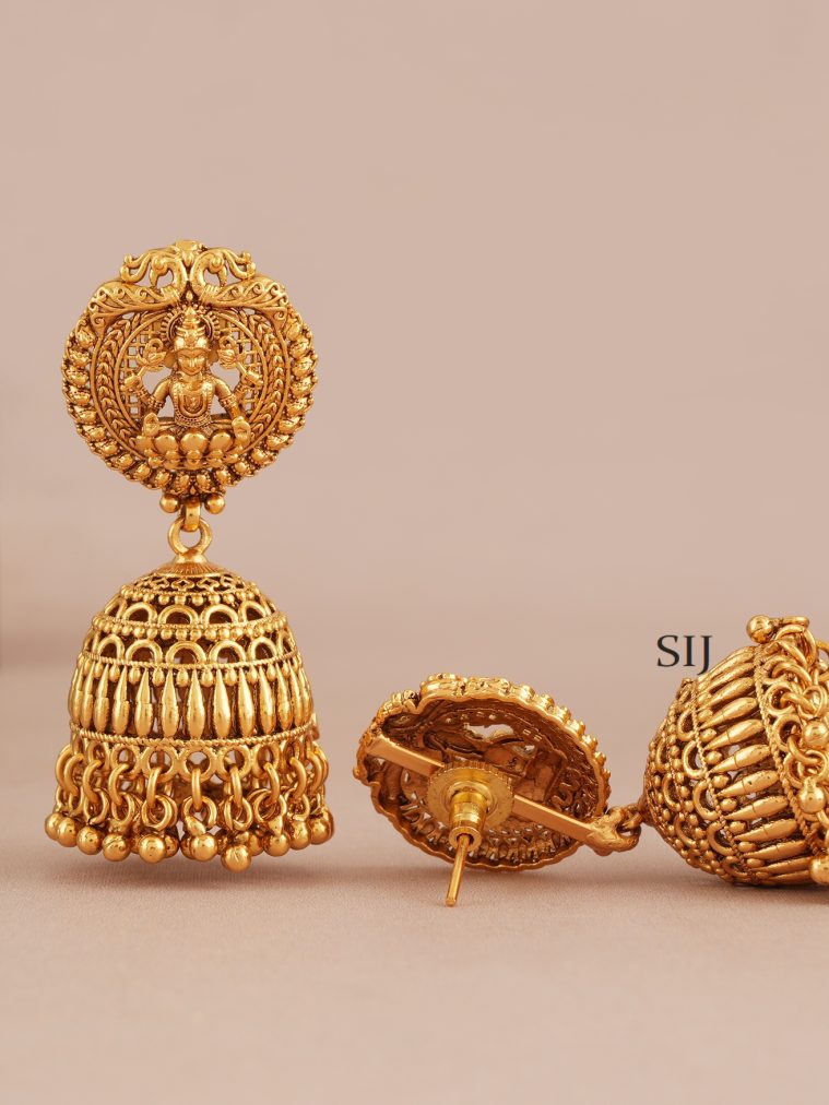 Antique Lakshmi Jhumkas SMAIE00649
