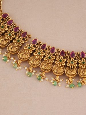Antique Stone Necklace SMAIN00654