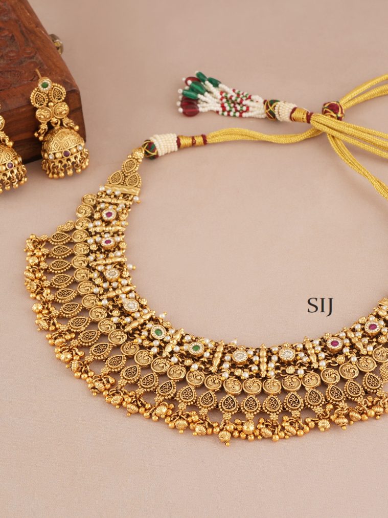 Pearl Stone Necklace SMAIN00655
