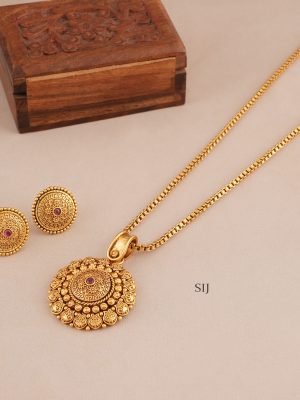 Antique Simple Dollar Chain SMAIPC00661