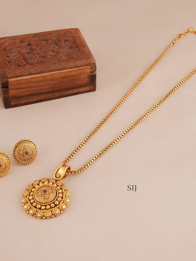 Antique Simple Dollar Chain SMAIPC00661