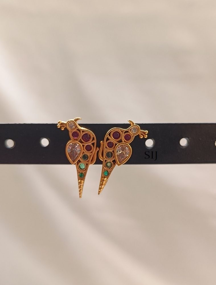 Peacock Ear Studs DIVIE00789