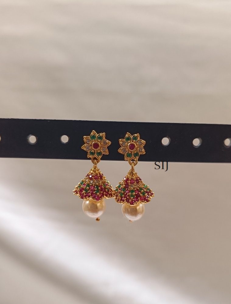 Stone Jhumkas DIVIE00791