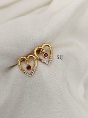 Antique Stone Ear Studs LADIE00887