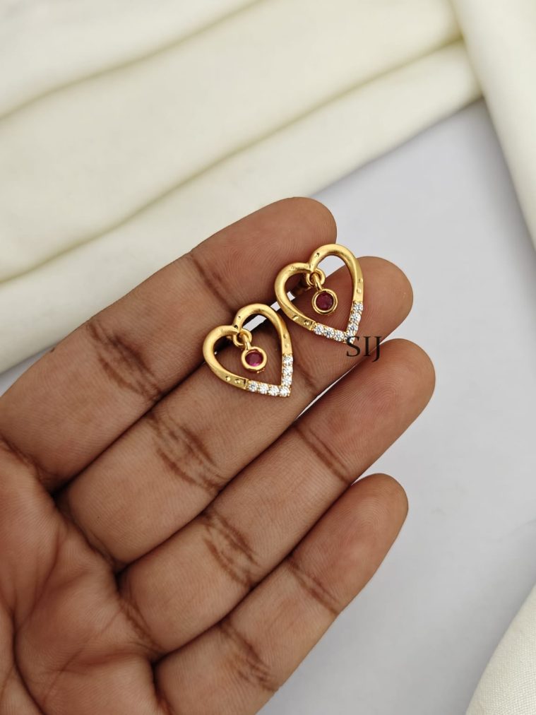 Antique Stone Ear Studs LADIE00887