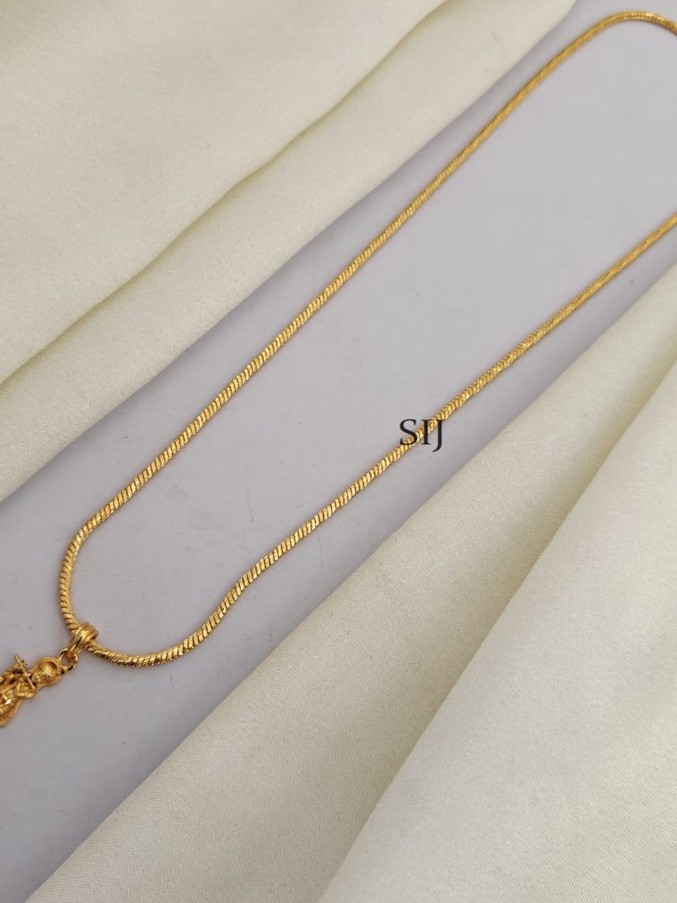 Krishna Antique Dollar Chain LADIPC00906