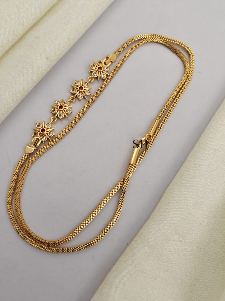 Stone Mugappu Chain LADIMC00920