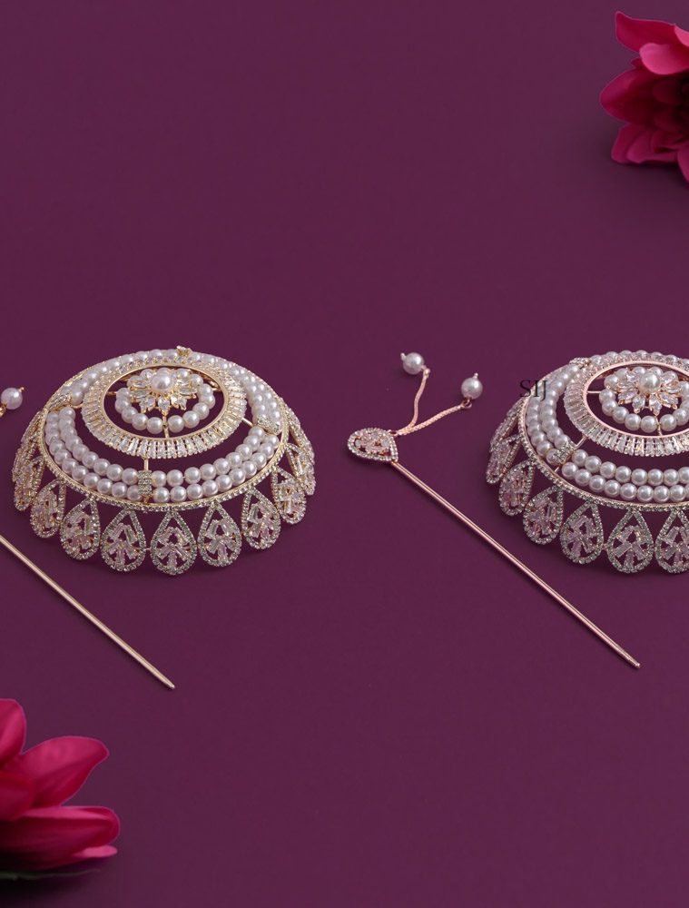 AD Pearl Hair Bun Cage AADIHA01478