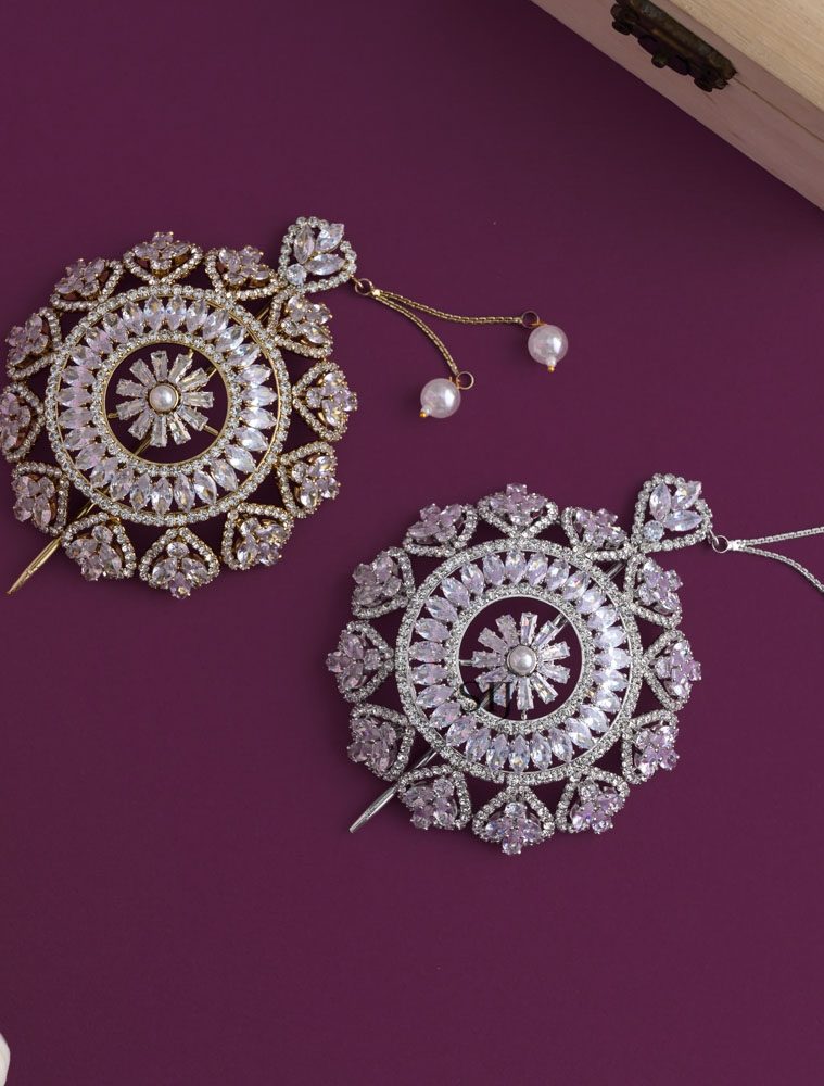 AD Stone Hair Bun Cage AADIHA01482