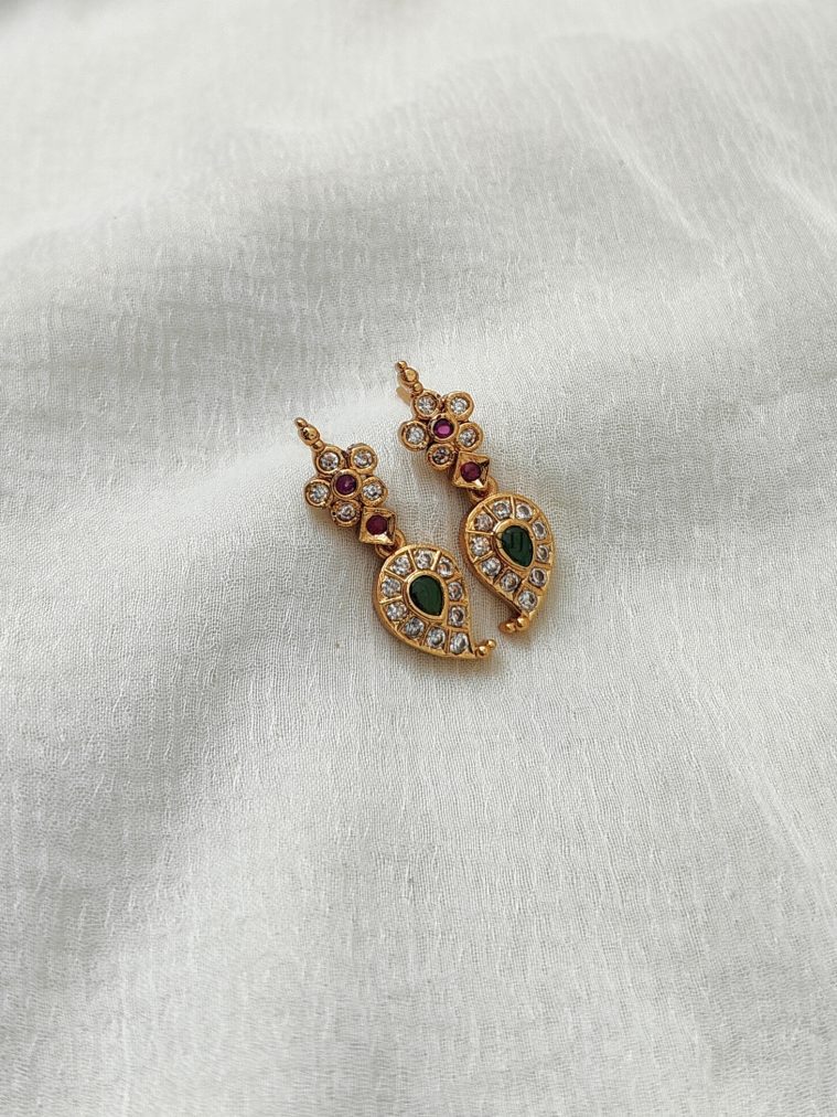 AD Stone Mango Earrings DHEIE02627
