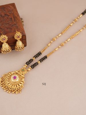 Antique Black Beaded Mangalsutra SMAIMG00676