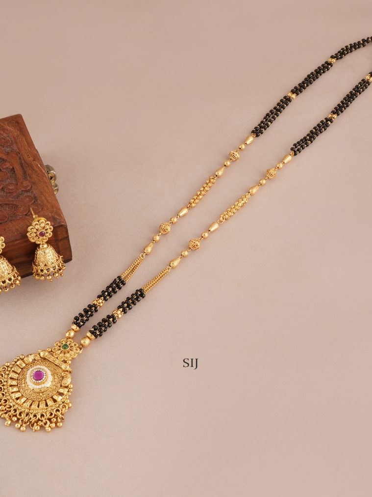 Antique Black Beaded Mangalsutra SMAIMG00676