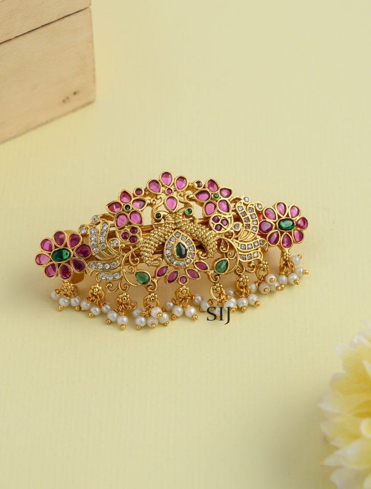 Antique Kemp Stone Hair Clip AADIHA01485